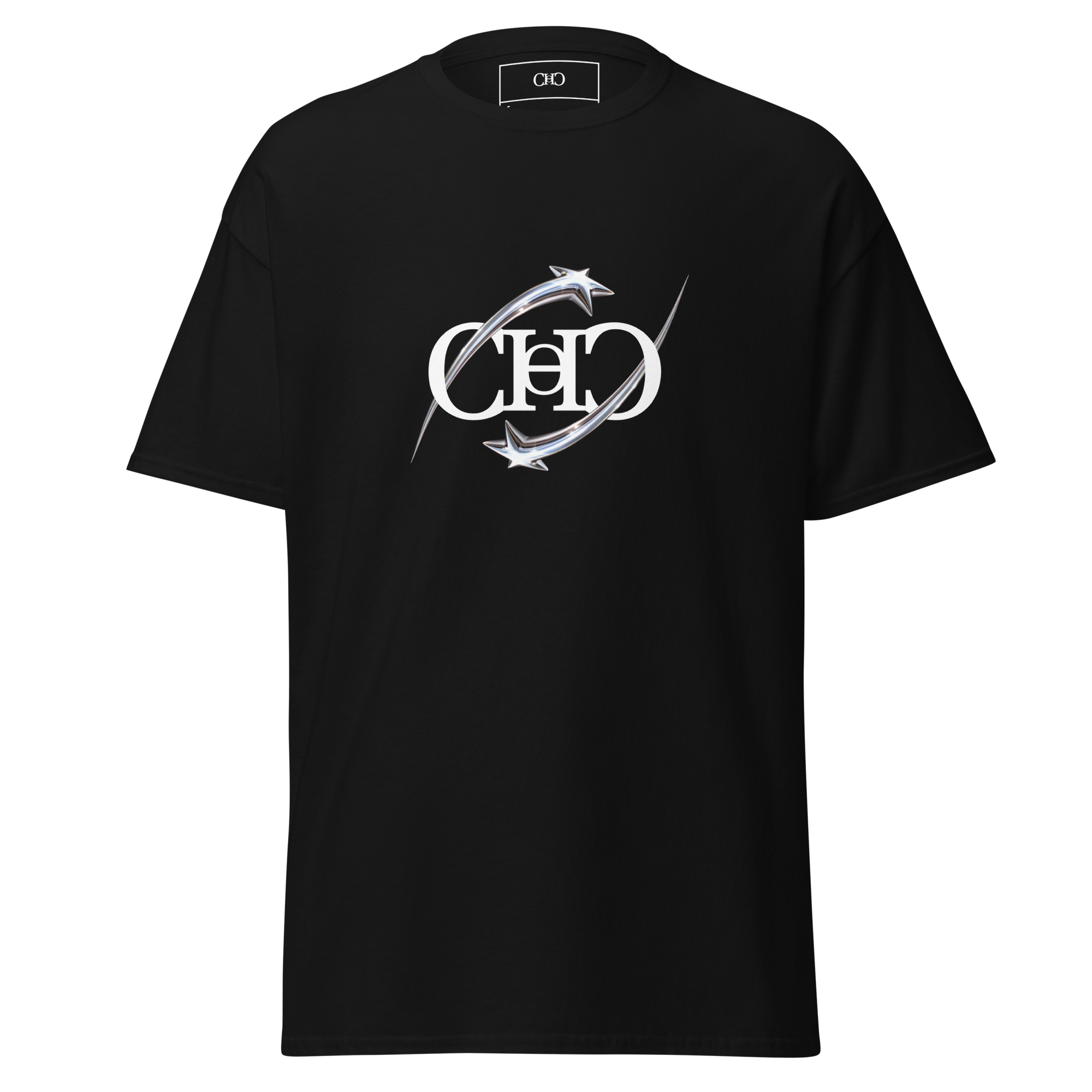 Stars Tee — Black front
